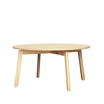 Area Couchtisch - Eiche mattlack, ø80 h.39 cm - Fogia