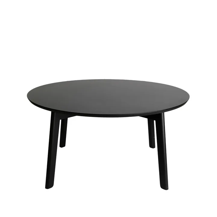 Area Couchtisch - Eiche schwarz gebeizt, ø80 h.39 cm - Fogia