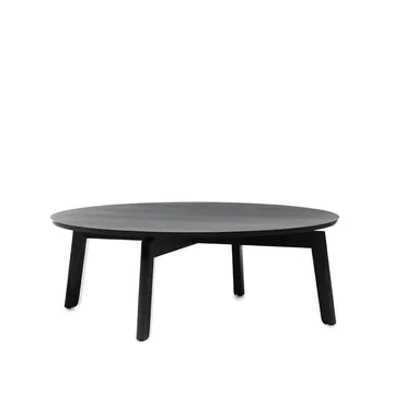 Area Couchtisch - Esche schwarz gebeizt, ø80 h.28 cm - Fogia