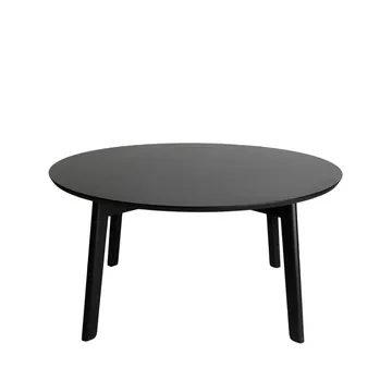 Area Sofatisch - Eiche schwarz gebeizt, ø80 h.39 cm - Fogia