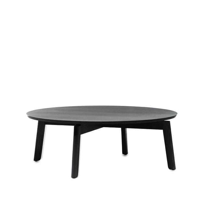 Area Sofatisch - Esche schwarz gebeizt, ø80 h.28 cm - Fogia