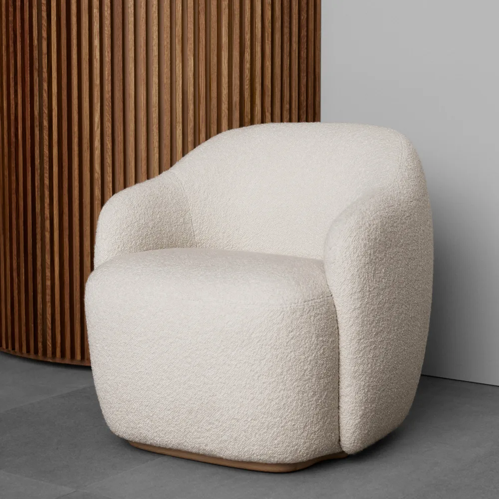 Barba Sessel, Stoff Karakorum Ivory Ivory Fogia