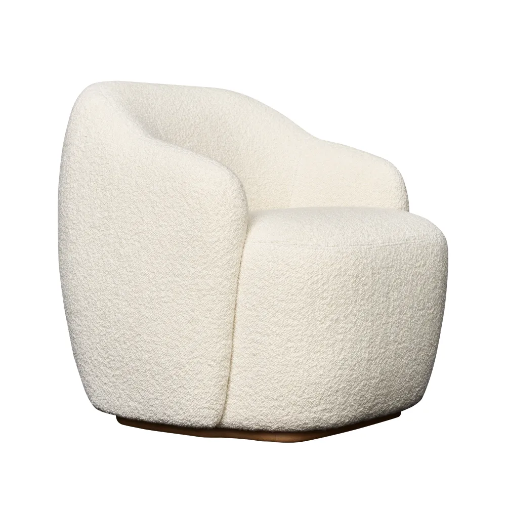 Barba Sessel, Stoff Karakorum Ivory Ivory Fogia