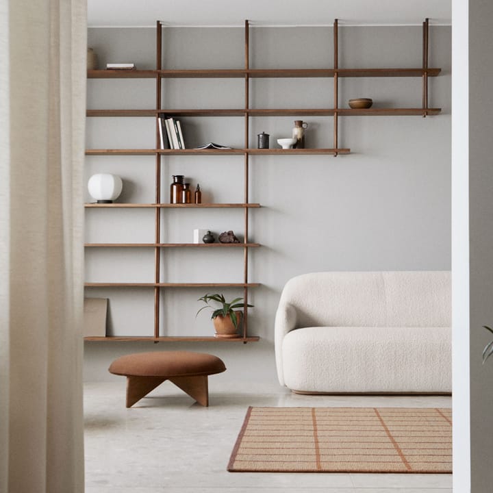 Barba Sofa, Stoff Vidar 1511 beige-Buch Fogia