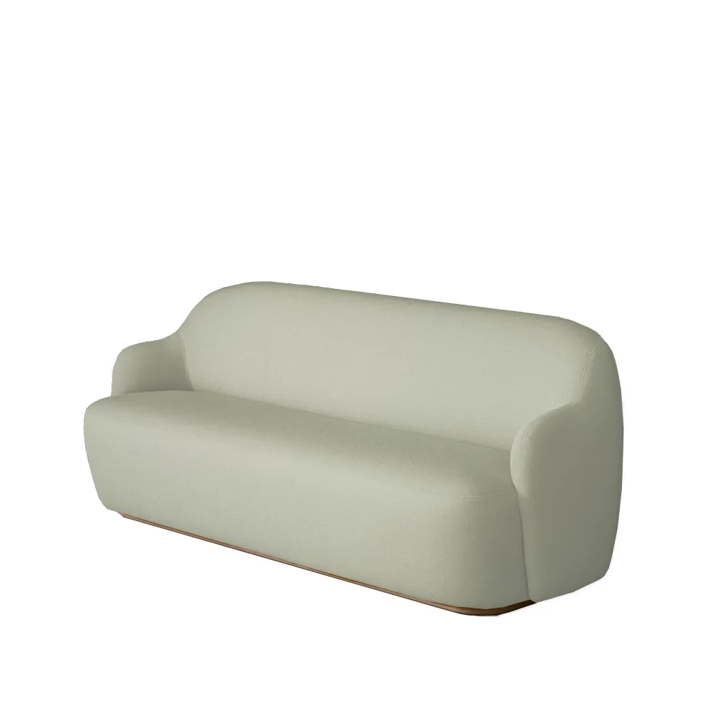 Barba Sofa, Stoff Vidar 1511 beige-Buch Fogia