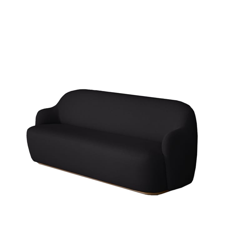 Barba Sofa - Stoff vidar 182 antracit-Buch - Fogia