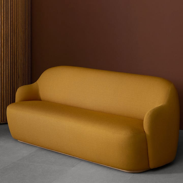 Barba Sofa, Stoff vidar 972 Mossgrün-buch Fogia