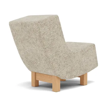 BD1 Lounge Chair Stuhl - Schaffell Mohawii-lackierte Eiche - Fogia