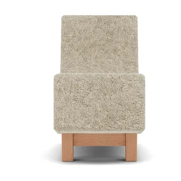 BD1 Lounge Chair Stuhl - Schaffell Mohawii-lackierte Eiche - Fogia