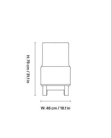 BD1 Lounge Chair Stuhl - Schaffell Mohawii-lackierte Eiche - Fogia