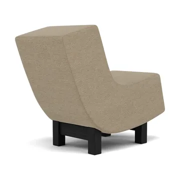 BD1 Lounge Chair Stuhl - Stoff Ecriture 240-Schwarz Eiche - Fogia
