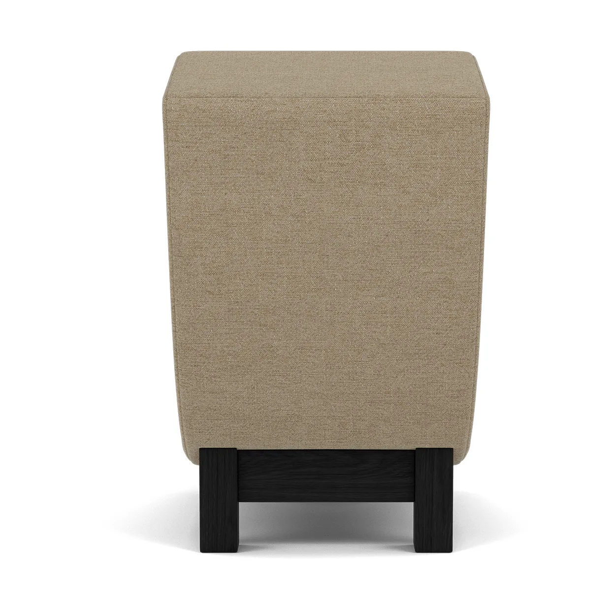 BD1 Lounge Chair Stuhl, Stoff Ecriture 240-Schwarz Eiche Fogia