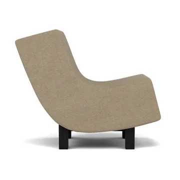 BD1 Lounge Chair Stuhl - Stoff Ecriture 240-Schwarz Eiche - Fogia