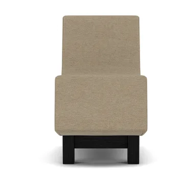 BD1 Lounge Chair Stuhl - Stoff Ecriture 240-Schwarz Eiche - Fogia
