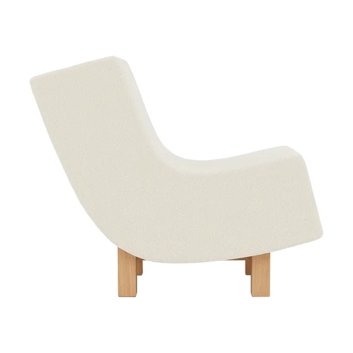 BD1 Lounge Chair Stuhl - Stoff Karakorum 001-lackierte Eiche - Fogia
