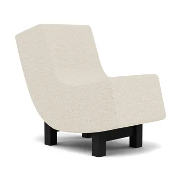 BD1 Lounge Chair Stuhl - Stoff Moss 0004-Schwarz Eiche - Fogia