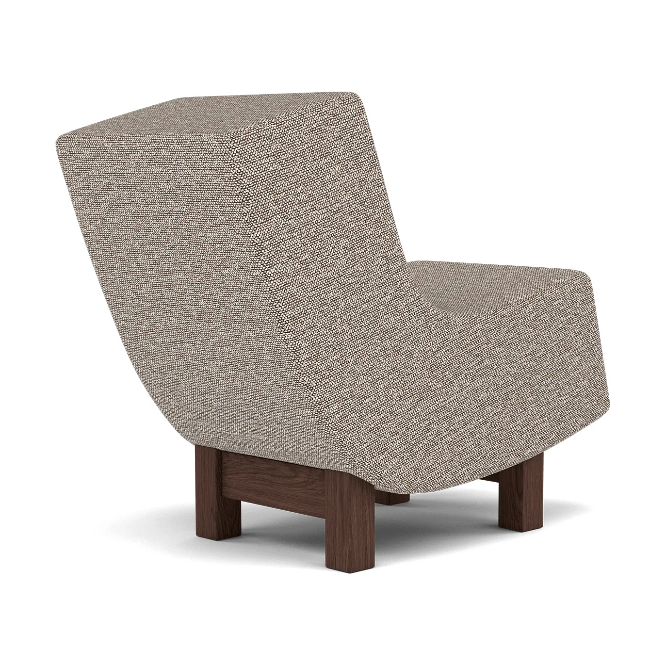 BD1 Lounge Chair Stuhl, Stoff Moss 0013-Räuchereiche Fogia