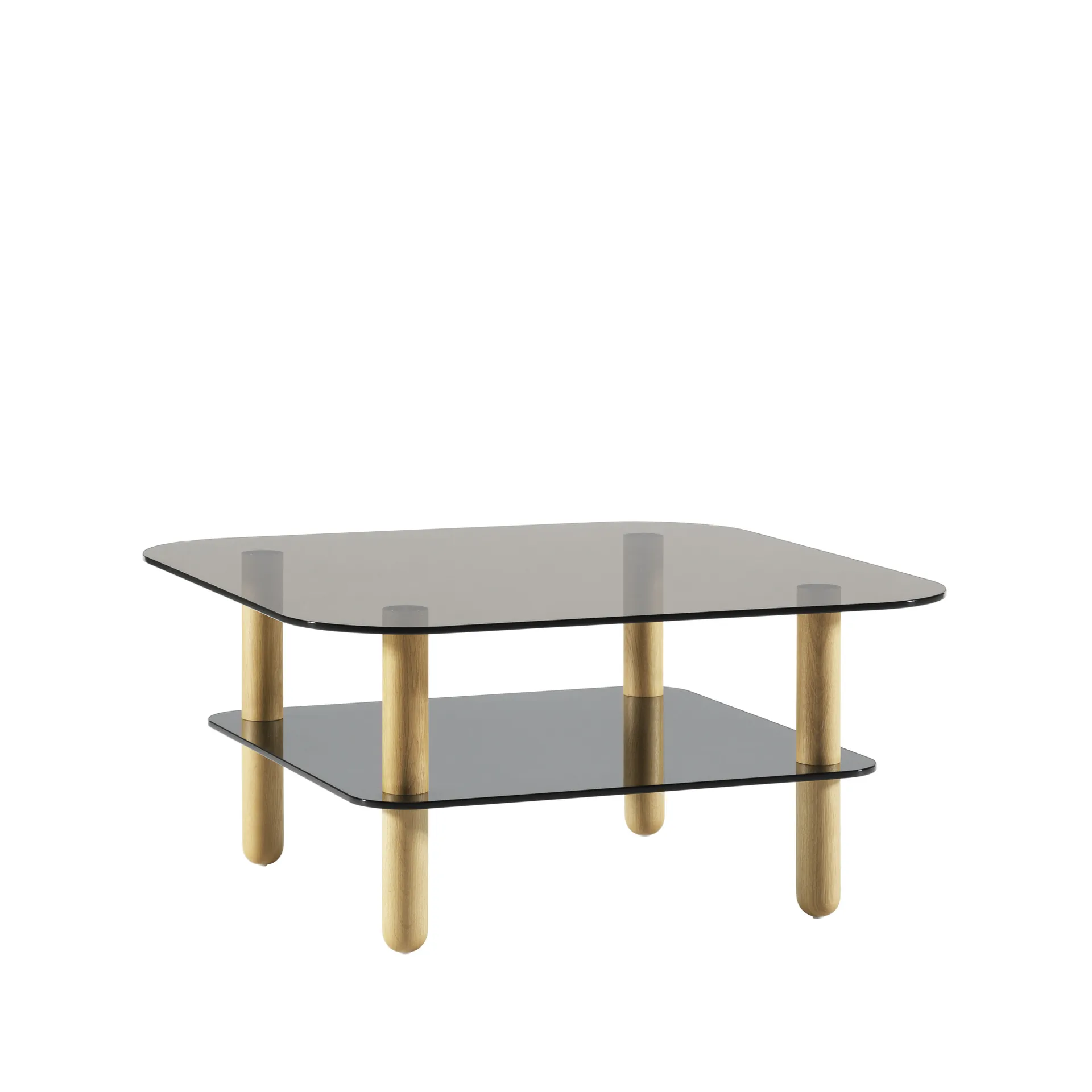 Big Sur Couchtisch, braun, elfenbein Fogia