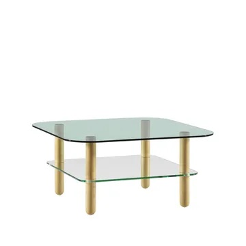 Big Sur Couchtisch - grün, elfenbein - Fogia