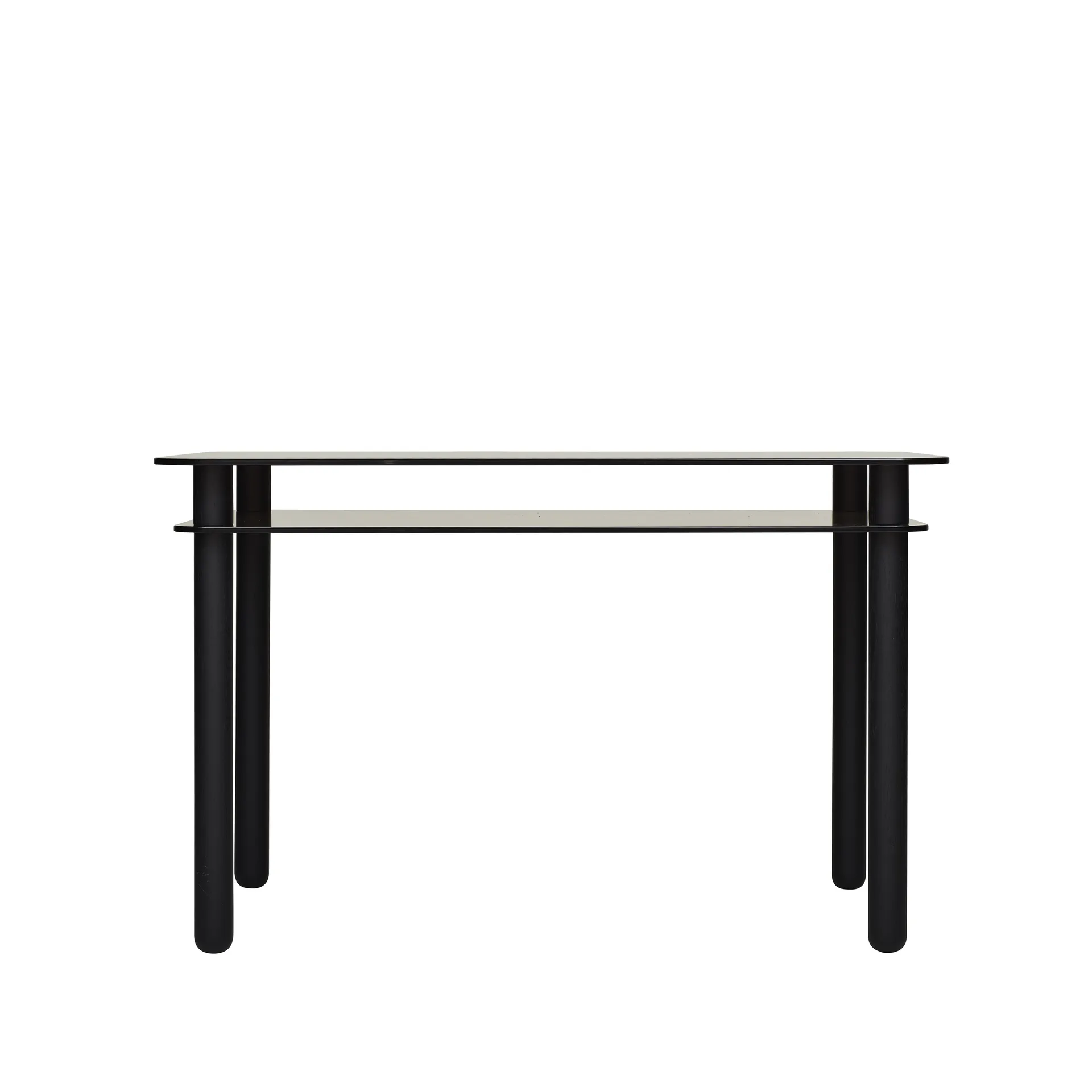 Big Sur Schreibtisch, braun, schwarz gebeizte Eiche Fogia