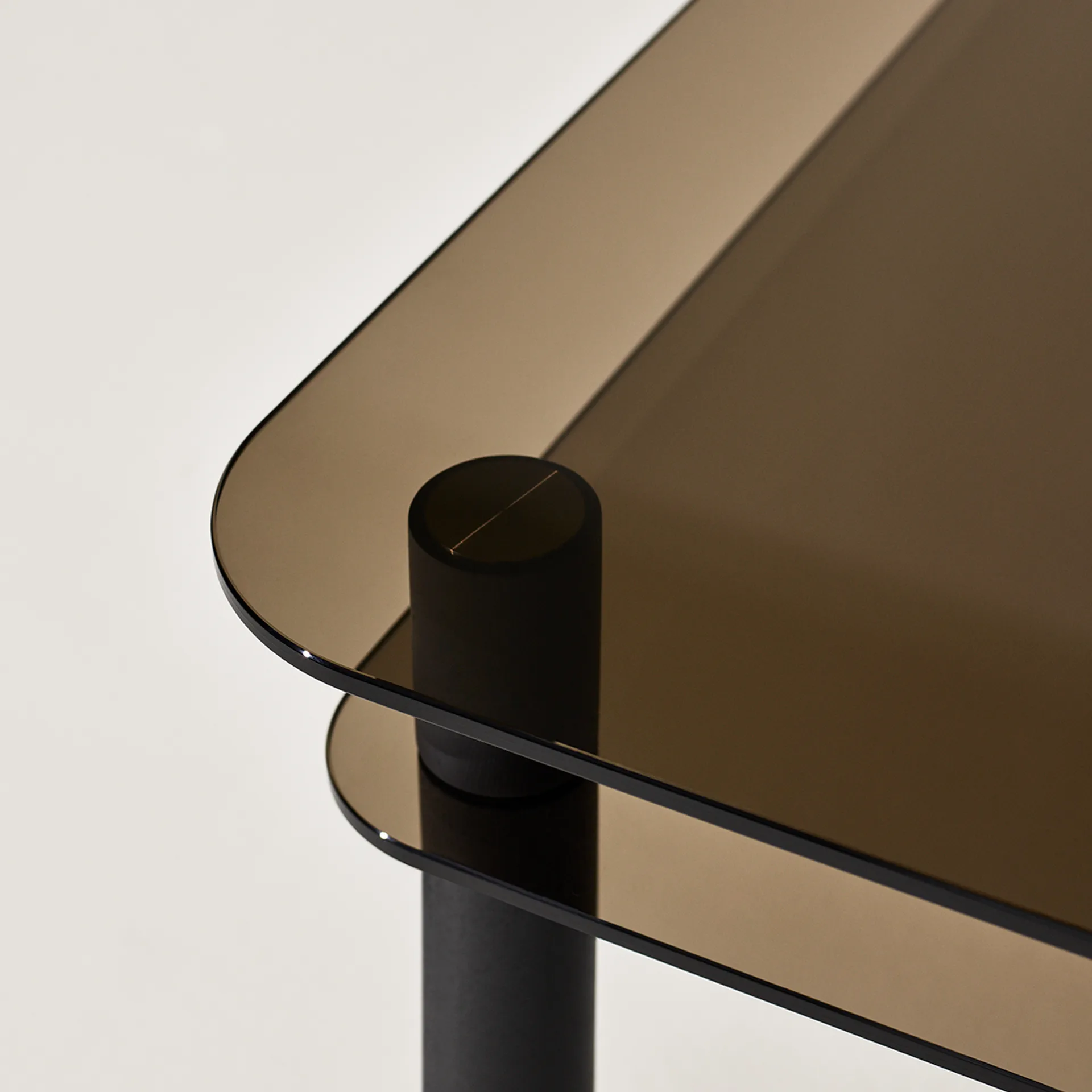 Big Sur Schreibtisch, braun, schwarz gebeizte Eiche Fogia