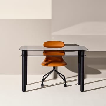 Big Sur Schreibtisch - braun, schwarz gebeizte Eiche - Fogia