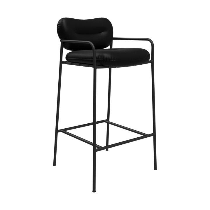 Bollo Barstuhl high 75 cm - Elmotique 99001 schwarz-schwarz - Fogia