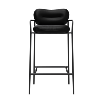 Bollo Barstuhl high 75 cm - Elmotique 99001 schwarz-schwarz - Fogia