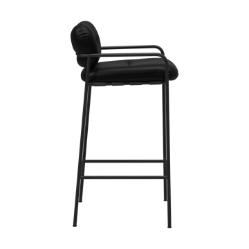 Bollo Barstuhl high 75 cm - Elmotique 99001 schwarz-schwarz - Fogia
