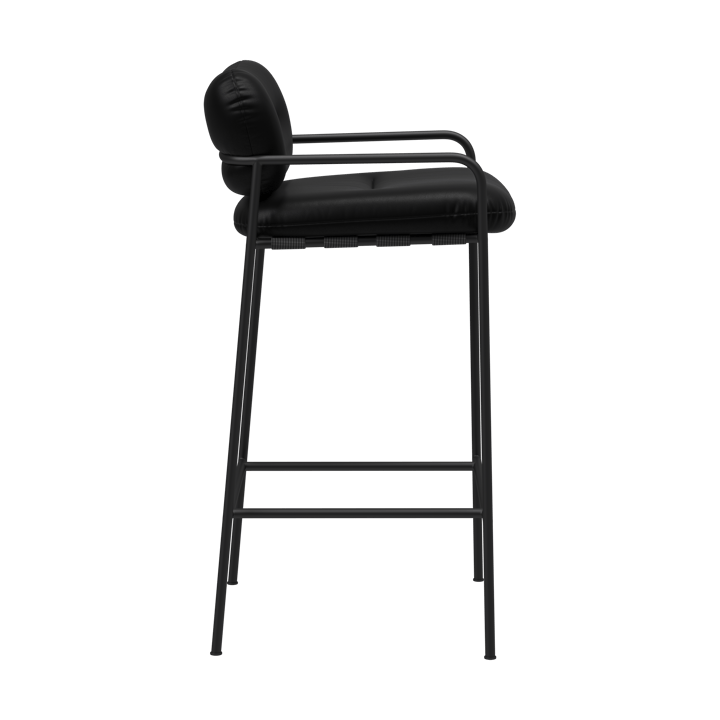 Bollo Barstuhl high 75 cm, Elmotique 99001 schwarz-schwarz Fogia