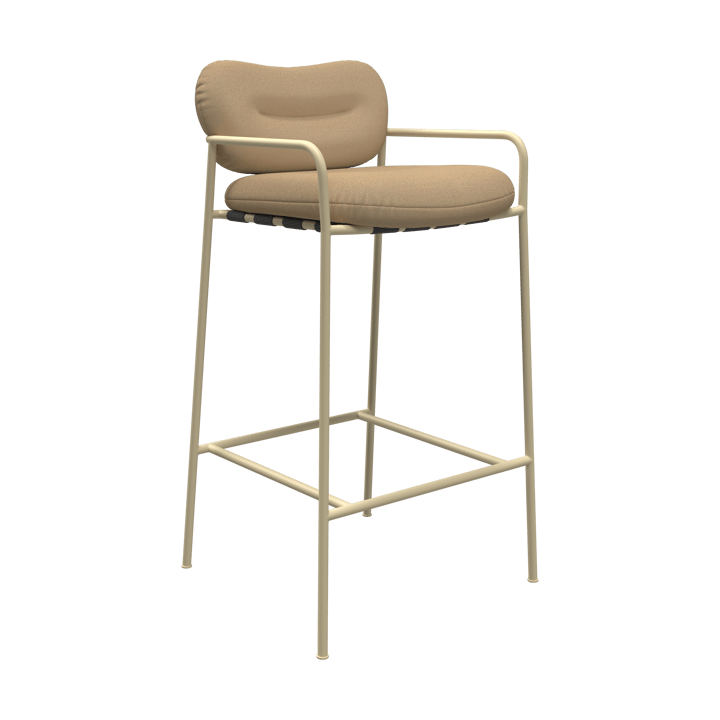Bollo Barstuhl high 75 cm - Vidar 4 0323 beige-beige - Fogia