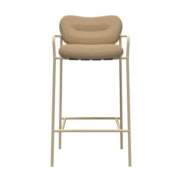 Bollo Barstuhl high 75 cm - Vidar 4 0323 beige-beige - Fogia