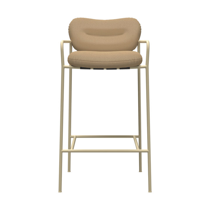 Bollo Barstuhl high 75 cm, Vidar 4 0323 beige-beige Fogia