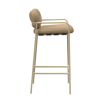 Bollo Barstuhl high 75 cm - Vidar 4 0323 beige-beige - Fogia