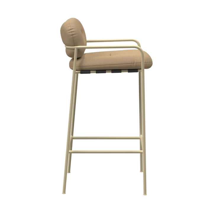 Bollo Barstuhl high 75 cm, Vidar 4 0323 beige-beige Fogia