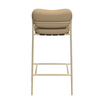 Bollo Barstuhl high 75 cm - Vidar 4 0323 beige-beige - Fogia