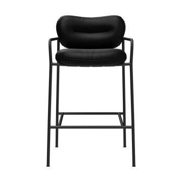 Bollo Barstuhl low 65 cm - Elmotique 99001 schwarz-schwarz - Fogia