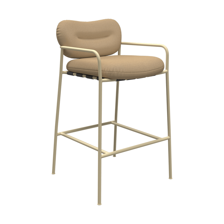 Bollo Barstuhl low 65 cm - Vidar 4 0323 beige-beige - Fogia