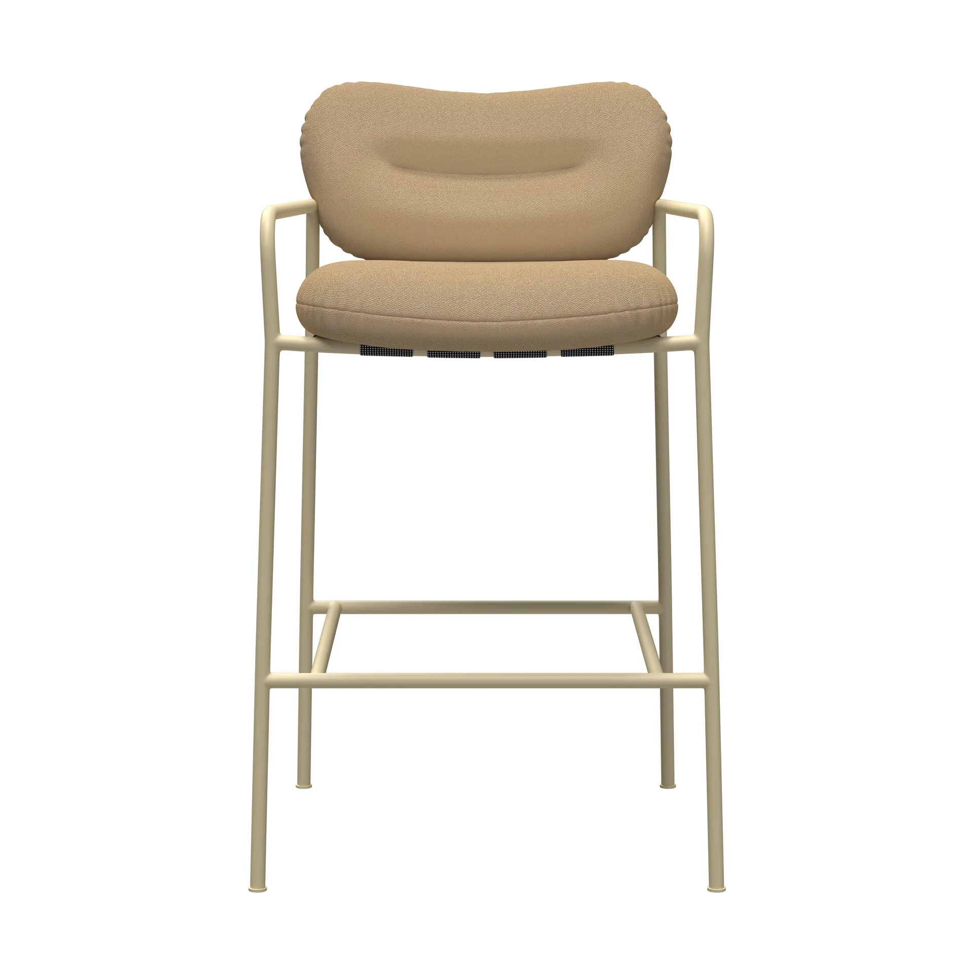 Bollo Barstuhl low 65 cm, Vidar 4 0323 beige-beige Fogia