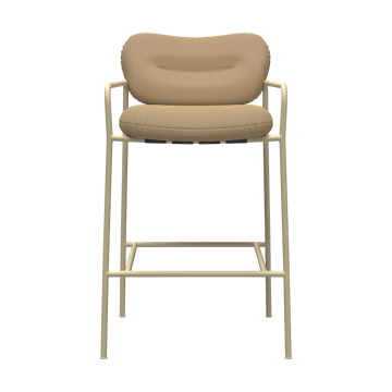 Bollo Barstuhl low 65 cm - Vidar 4 0323 beige-beige - Fogia