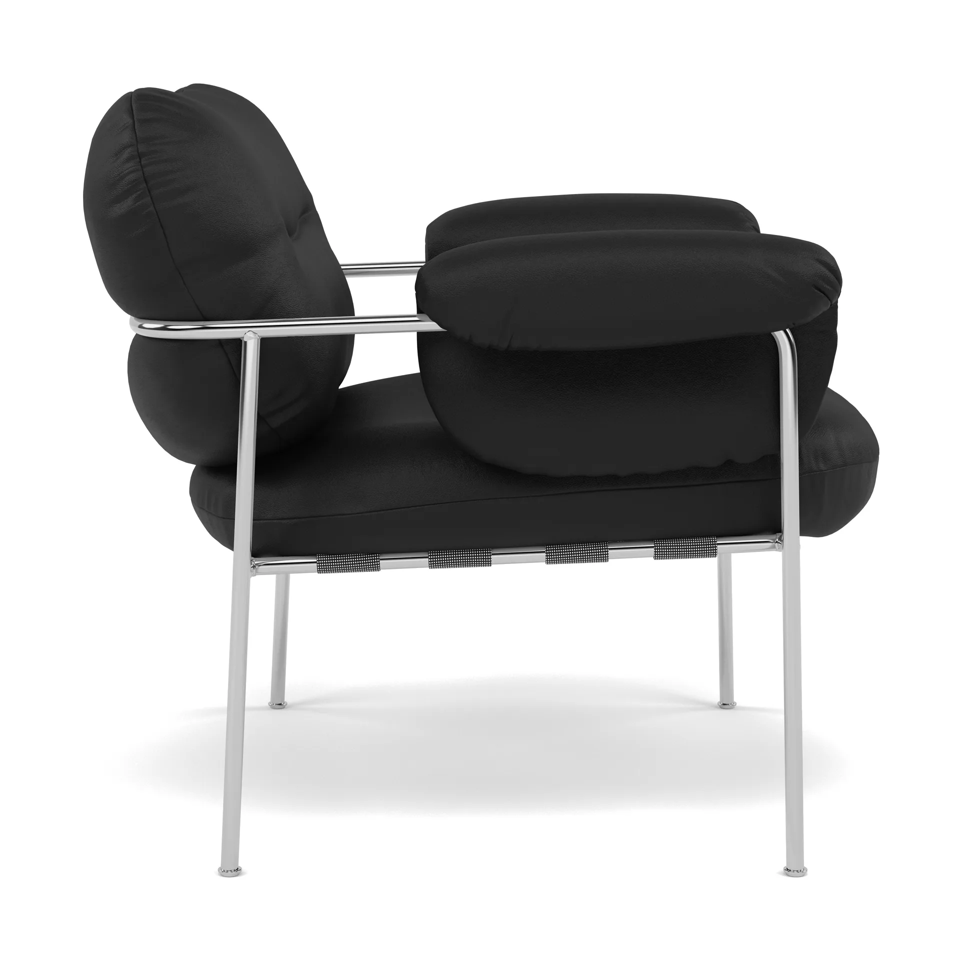 Bollo Sessel, der Elmosoft 99999-polished stainless steel Fogia