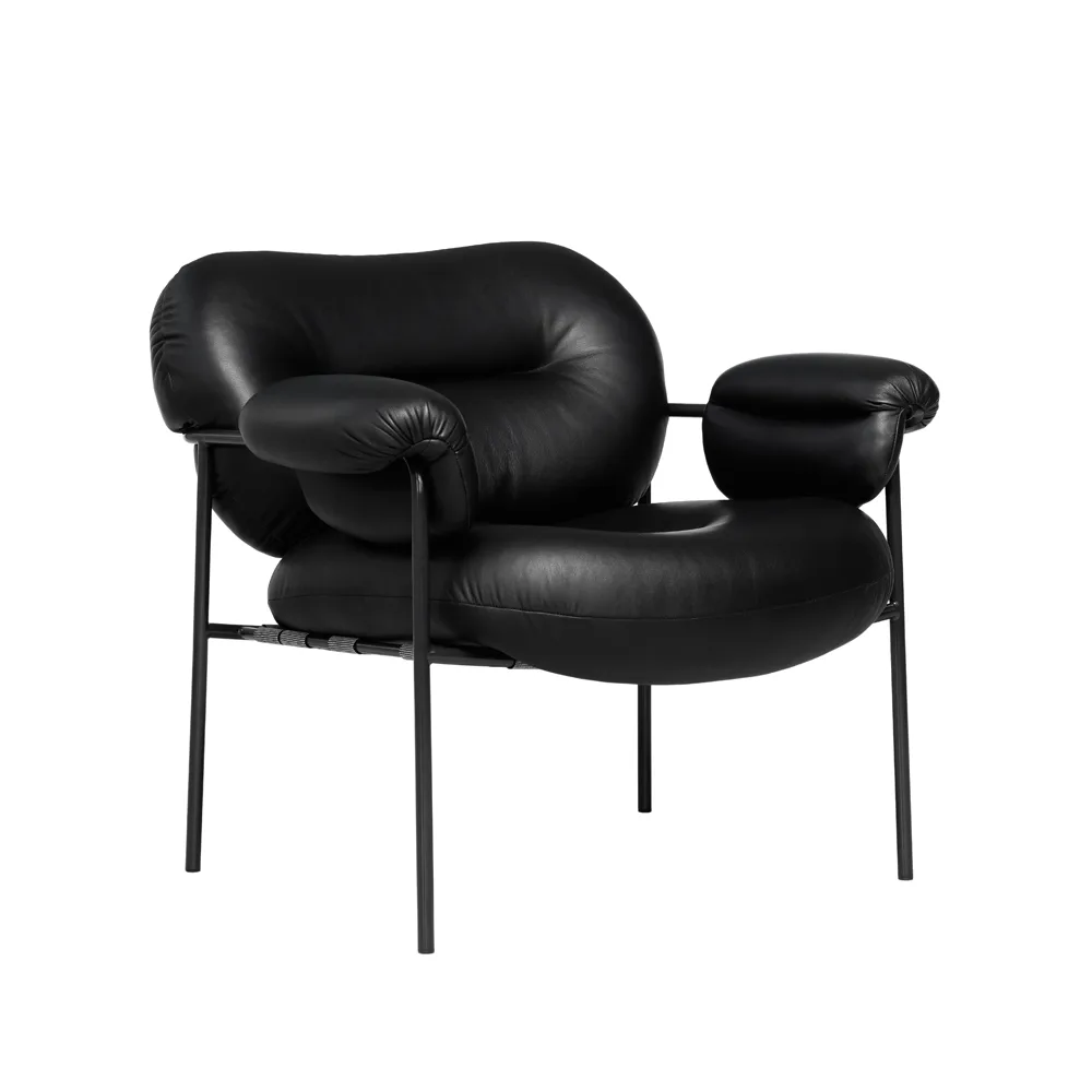 Bollo Sessel, Elmotique 99001 schwarz-RAL 9005 Fogia