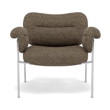 Bollo Sessel - Safire 0001-polished stainless steel - Fogia