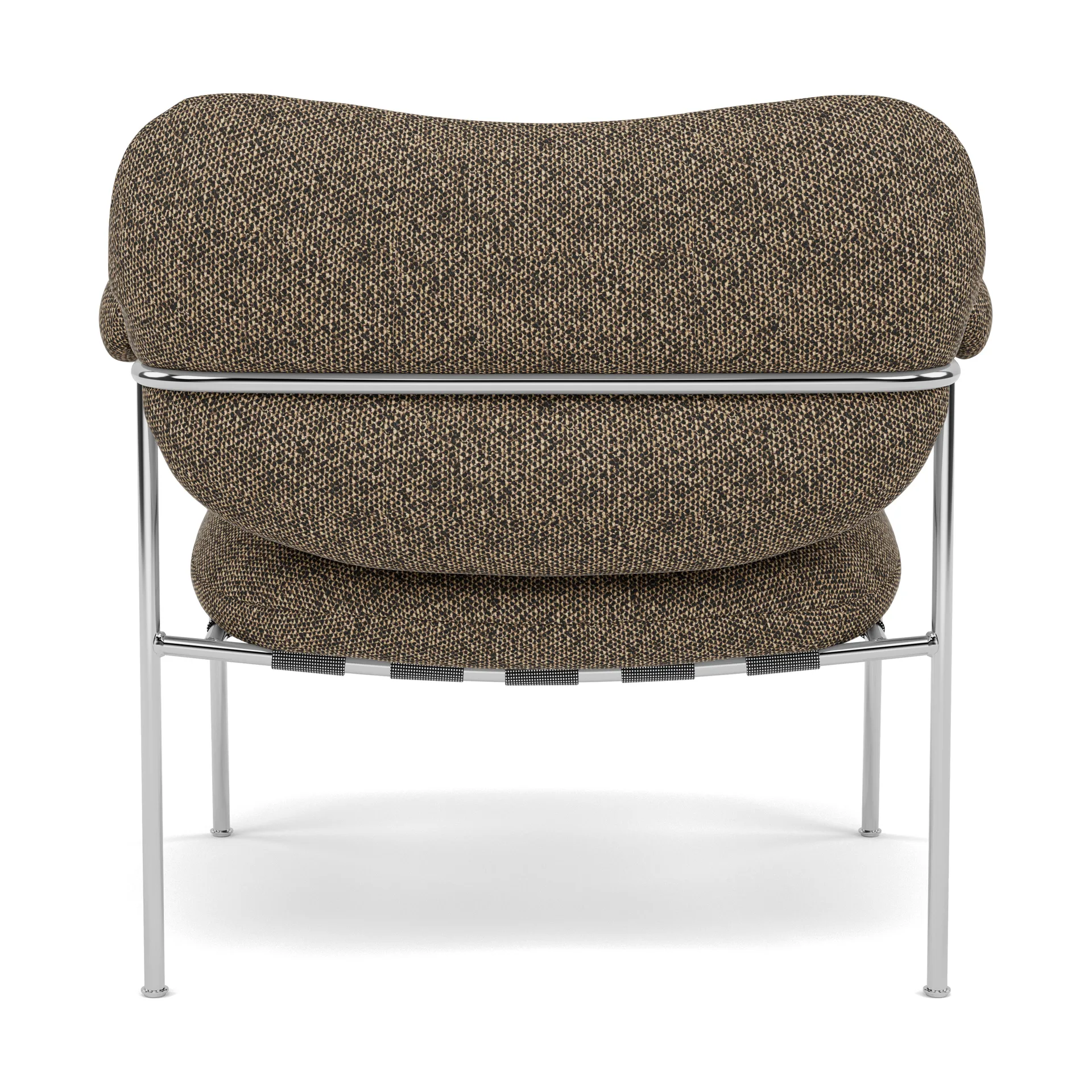 Bollo Sessel, Safire 0001-polished stainless steel Fogia