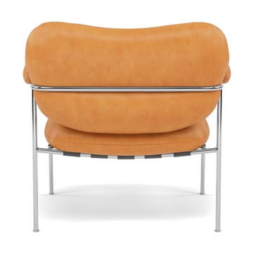 Bollo Sessel - Vintage Cognac-polished stainless steel - Fogia