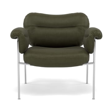 Bollo Sessel - Vintage Olive-polished Edelstahl - Fogia
