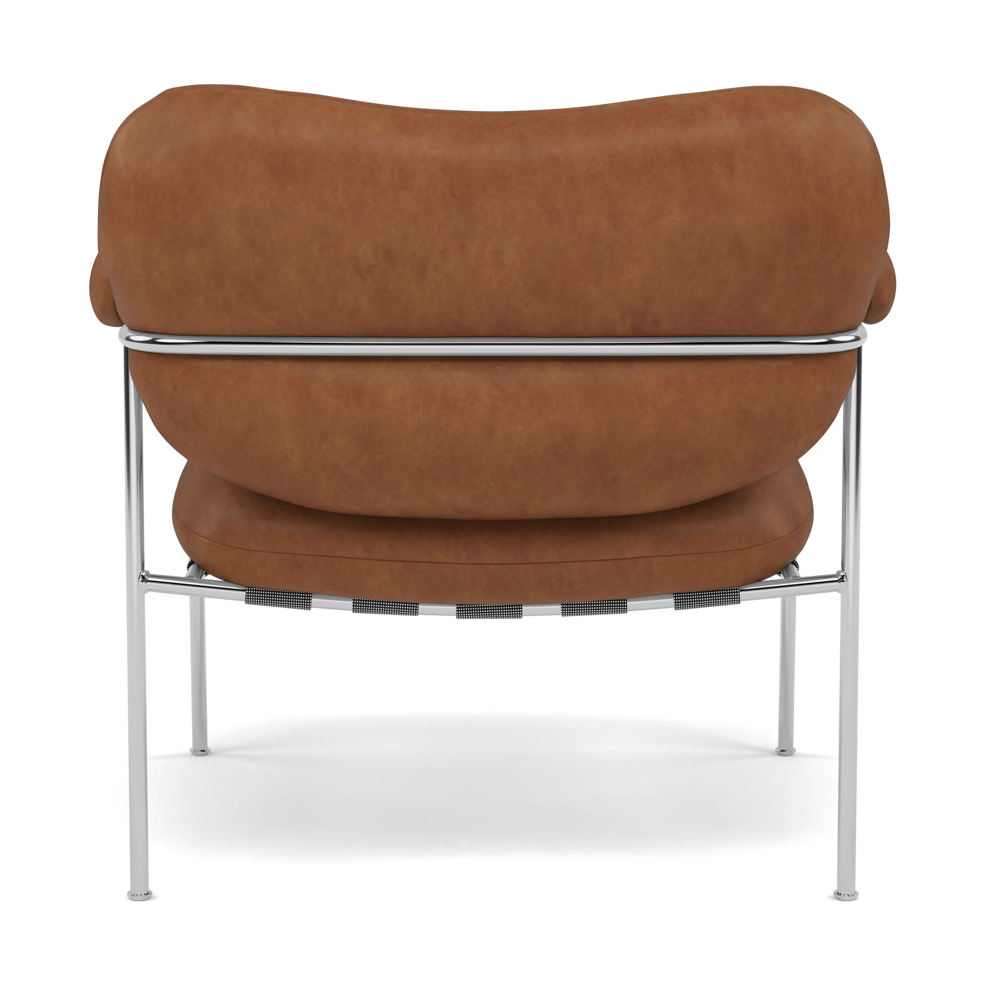 Bollo Sessel, Vintage Rangers-polished stainless steel Fogia