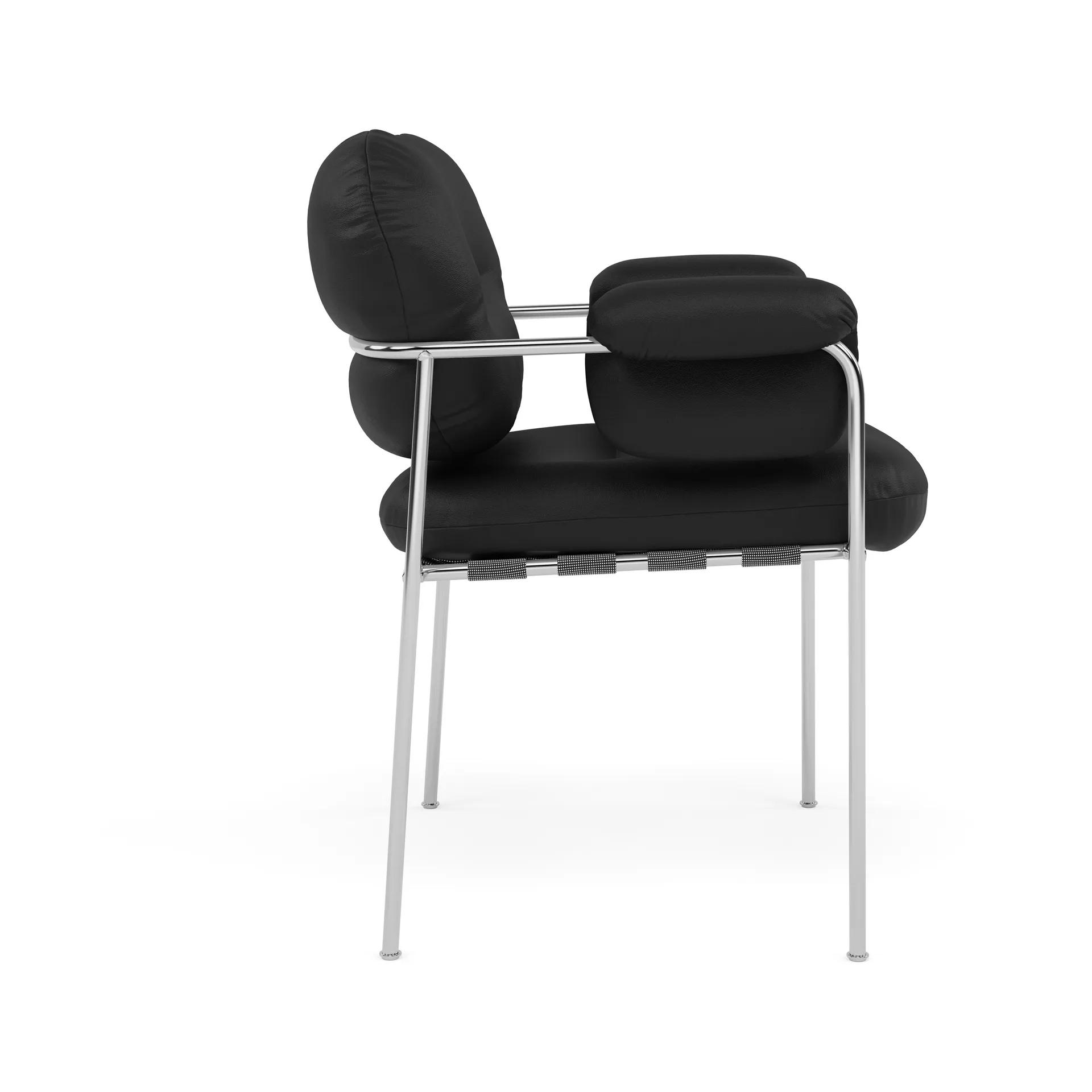 Bollo Stuhl, Elmosoft 99999-polished stainless steel Fogia