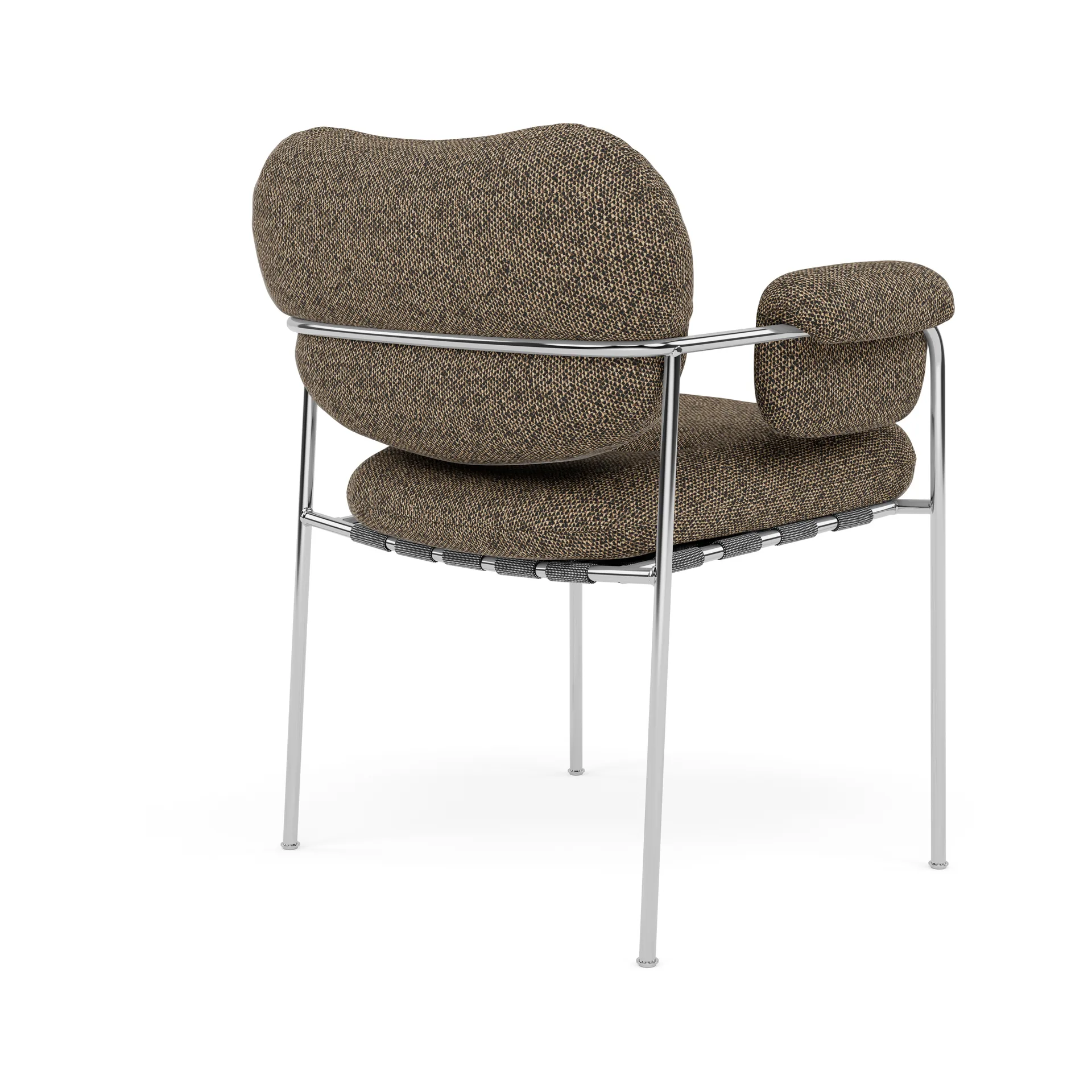 Bollo Stuhl, Safire 0001-polished stainless steel Fogia