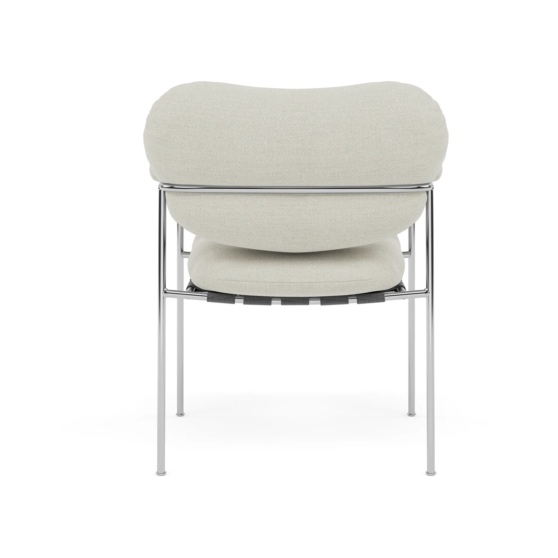 Bollo Stuhl, Sealife 363610-polished stainless steel Fogia